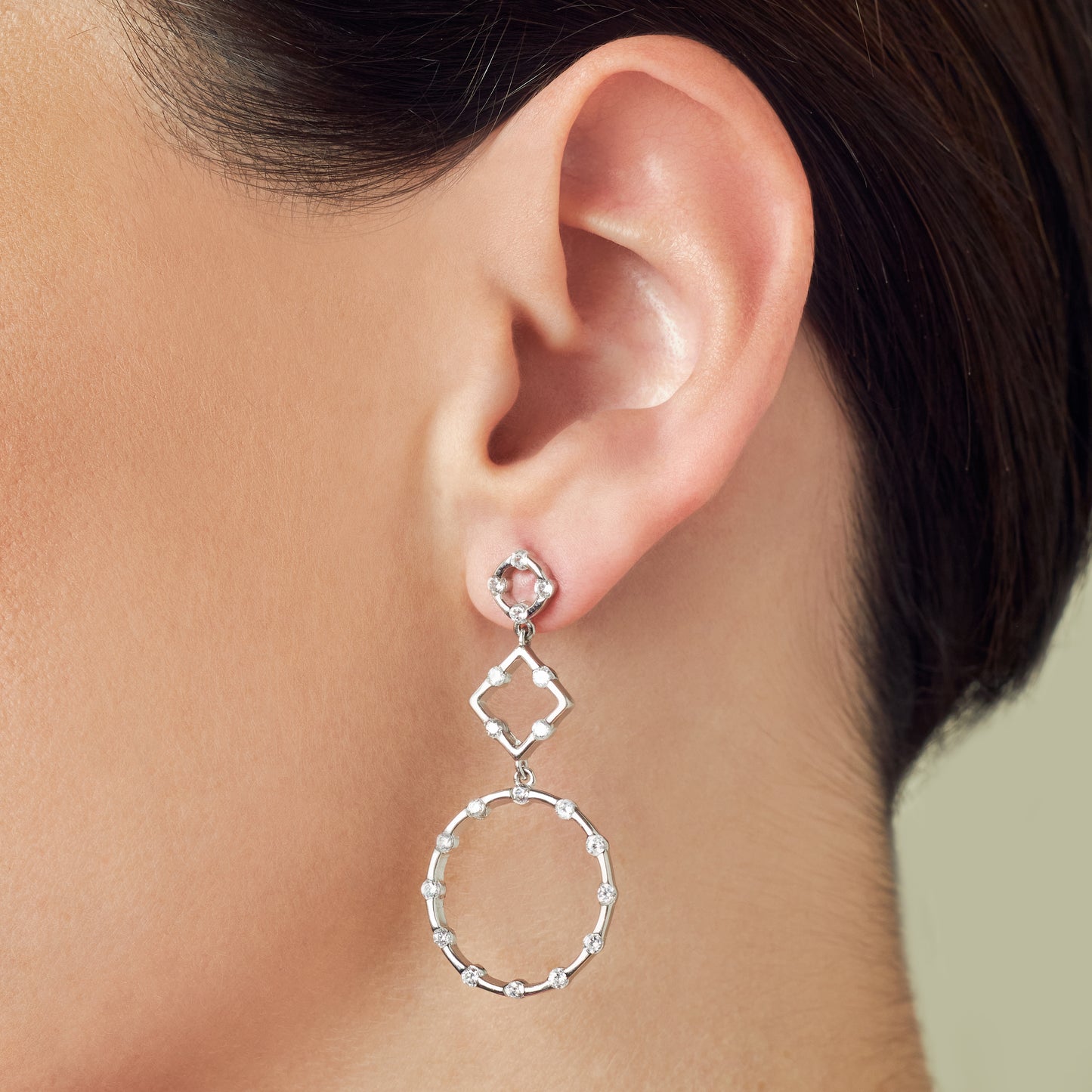 Silver Hoop Earrings