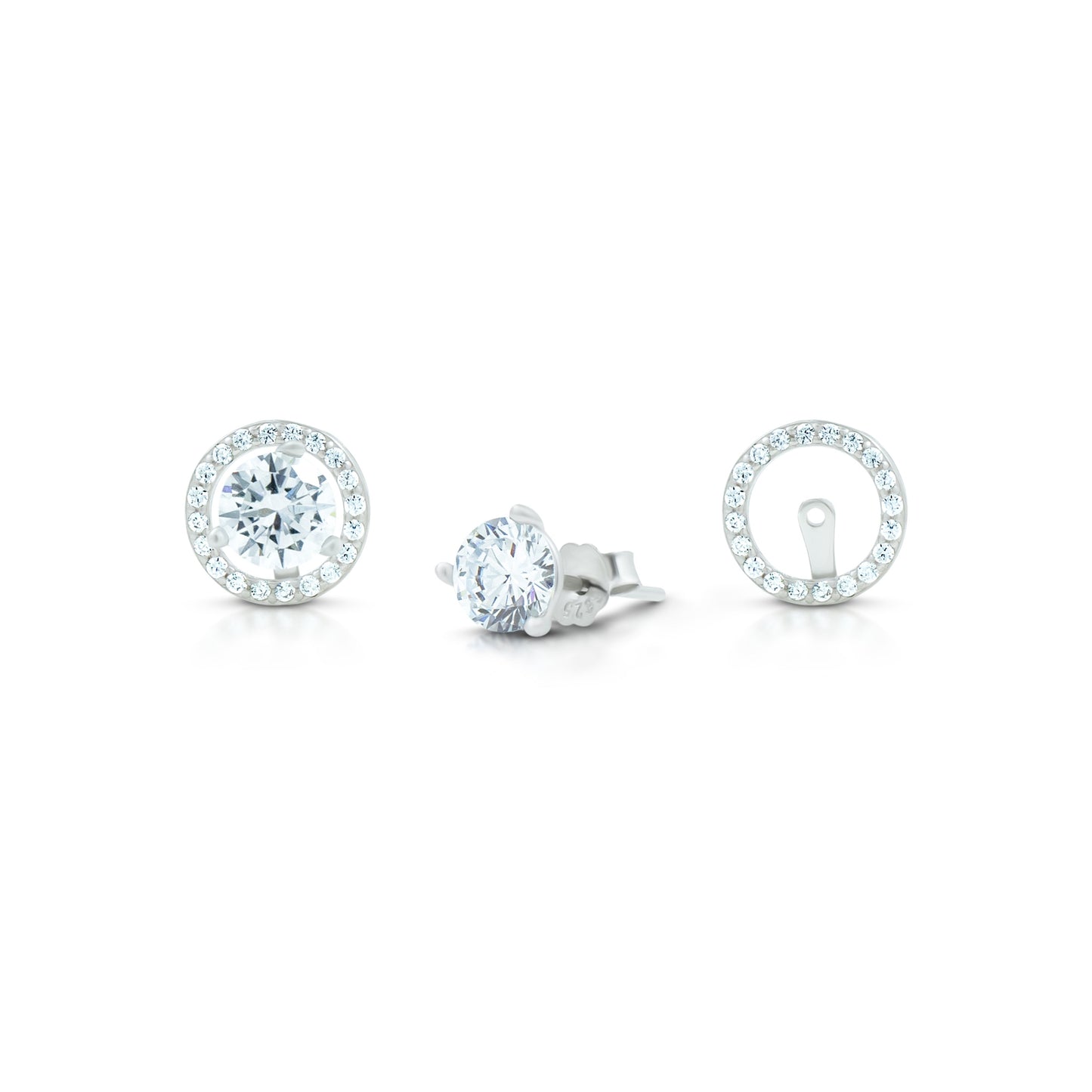 Convertible 2 in 1 Solitaire  Studs