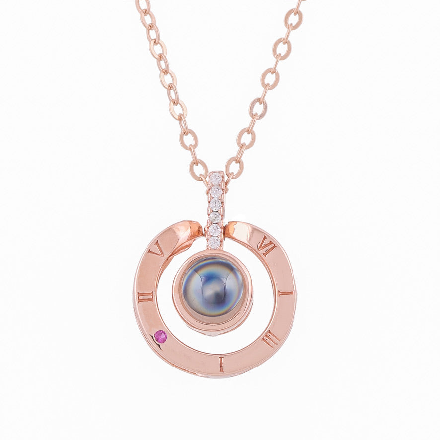 Rose Gold I Love You Necklace
