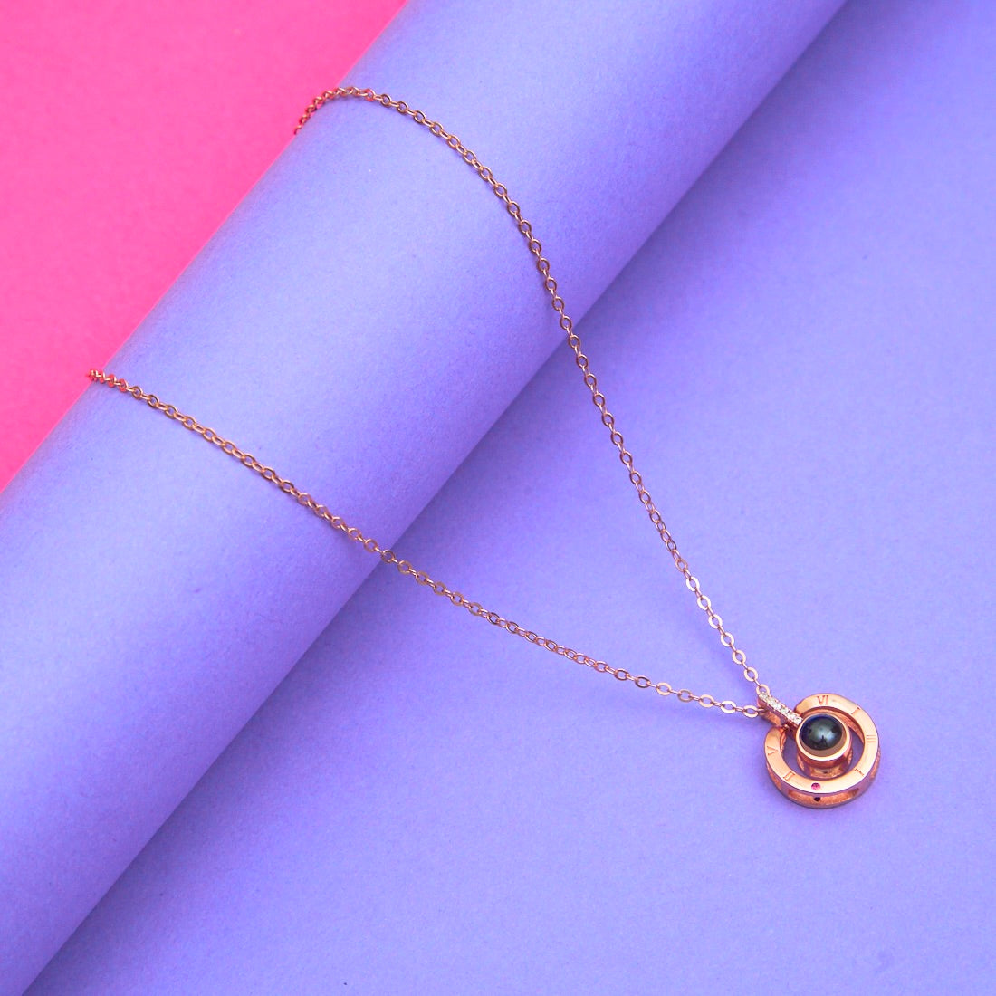 Rose Gold I Love You Necklace