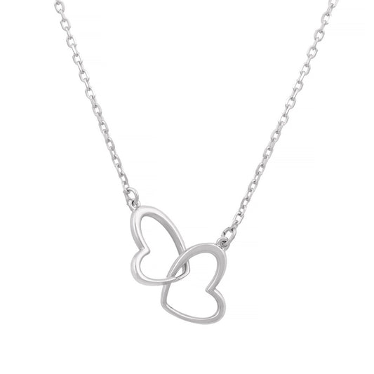 Double Heart Necklace